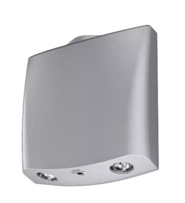 Sure-Lites SELW25 Silver 2 Light Integrated Led Wet Location Emergency Light E27