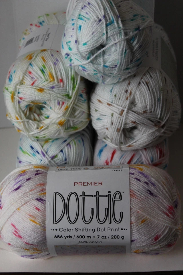 PREMIER YARNS Premier yarn DOTTIE - 7 oz skeins- Acrylic-sold per skein
