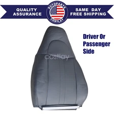 Driver or Passenger Top Seat Cover Gray For 2003-2014 Chevy Express GMC Savana