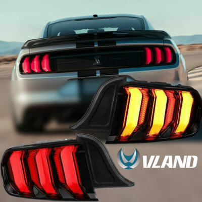 VLAND Für Ford USA / EU Mustang GT 2015-20 LED Heck Rückleuchten Rücklicht
