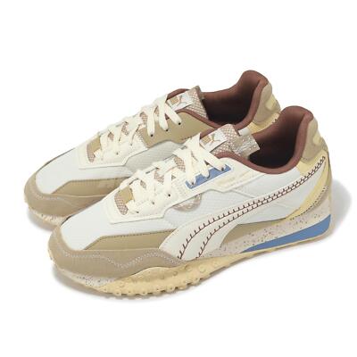 Puma ストラップ付きバレーシューズ　ブラウン/ライトブルー Puma ストラップ付きバレーシューズ ブラウン/ライトブルー