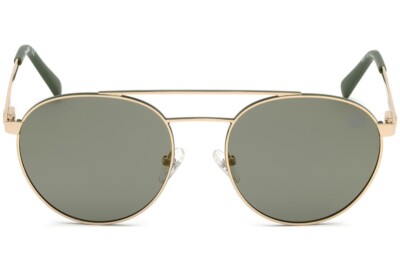 Timberland TB9167 32R Green Polarized Metal Aviator Sunglasses Frame 55-19-145
