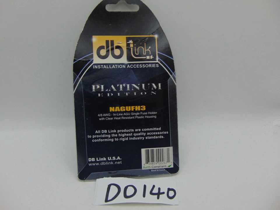 DB Link Car Audio In Line AGU Single Fuse Holder 4/8 AWG Old School - Image 4 of 4