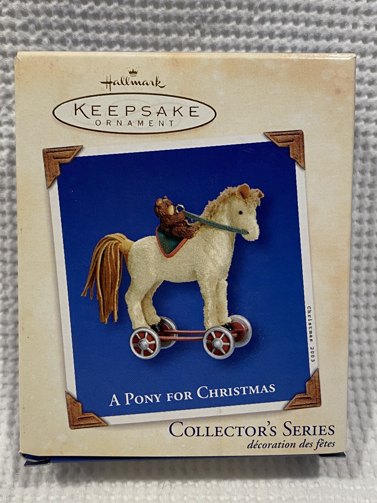 Hallmark Keepsake Ornament A Pony For Christmas 2003 NEW