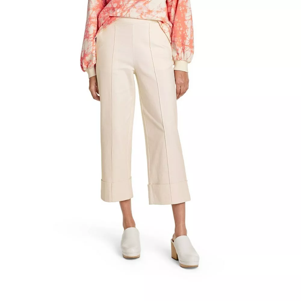 Wide Leg Crop Pants : Target