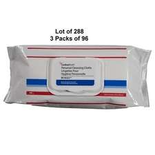 Personal Cleansing Wipe Scented Adult Cleansing Cloth Vitamin E & Aloe 288 Wipes