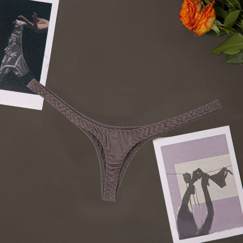 Women Low Rise V-Shape G-String Thong Panties Sexy Bikini Briefs Underwear ◁ - Picture 16 of 34