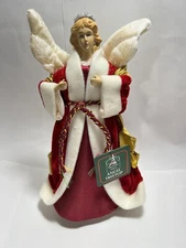 Christmas House Angel Tree Top 11” Unused Vintage