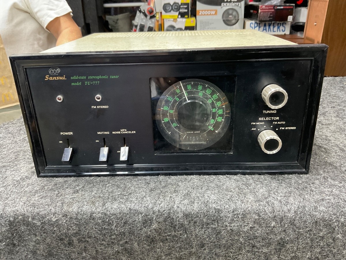 SANSUI TU-777 FM⁄AM Tuner Solid サンスイ SANSUI AM/FM チューナー