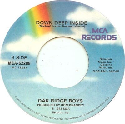 The Oak Ridge Boys Ozark Mountain Jubilee / Deep Down Inside MCA Records