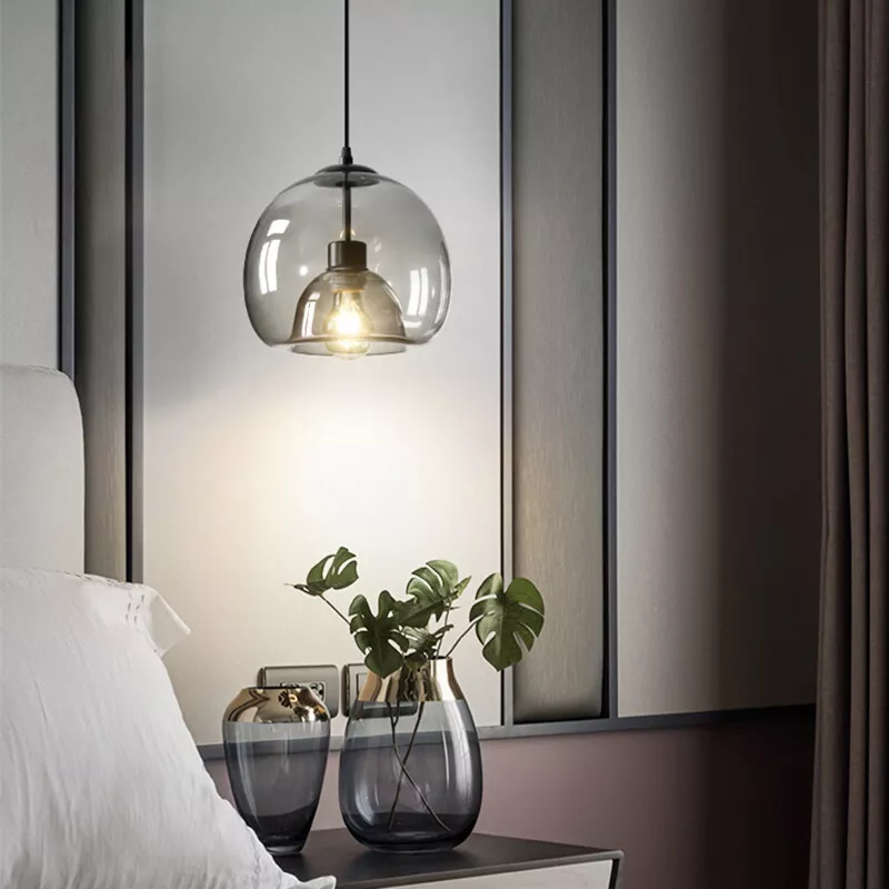 Kitchen Glass Pendant Lights Ceiling Light Bedroom Lamp Home