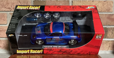 TOYOTA MR2 SPYDER BLUE 1:18 CARS JADA IMPORT RACER EDITION | eBay