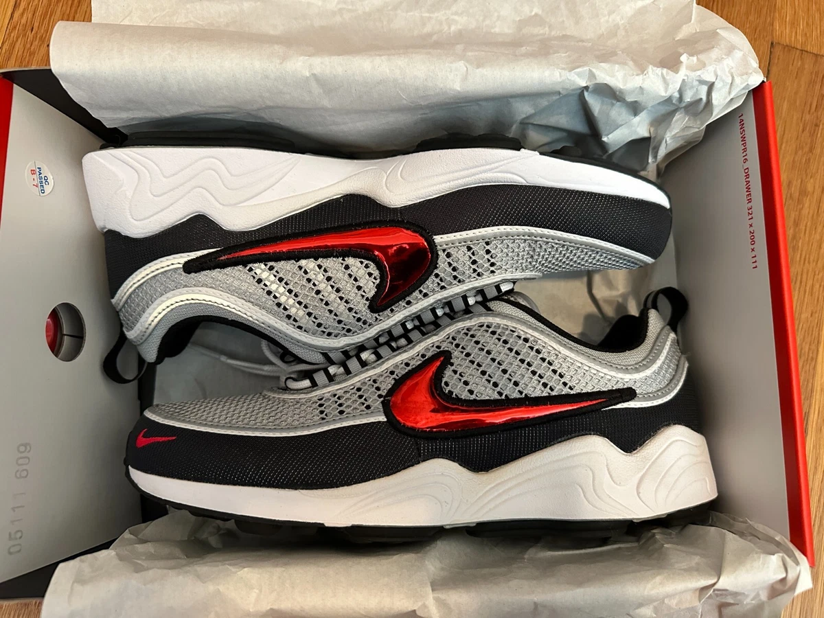 Nike Air Zoom Spiridon OG Black Sport Red 2016 849776 001 US8