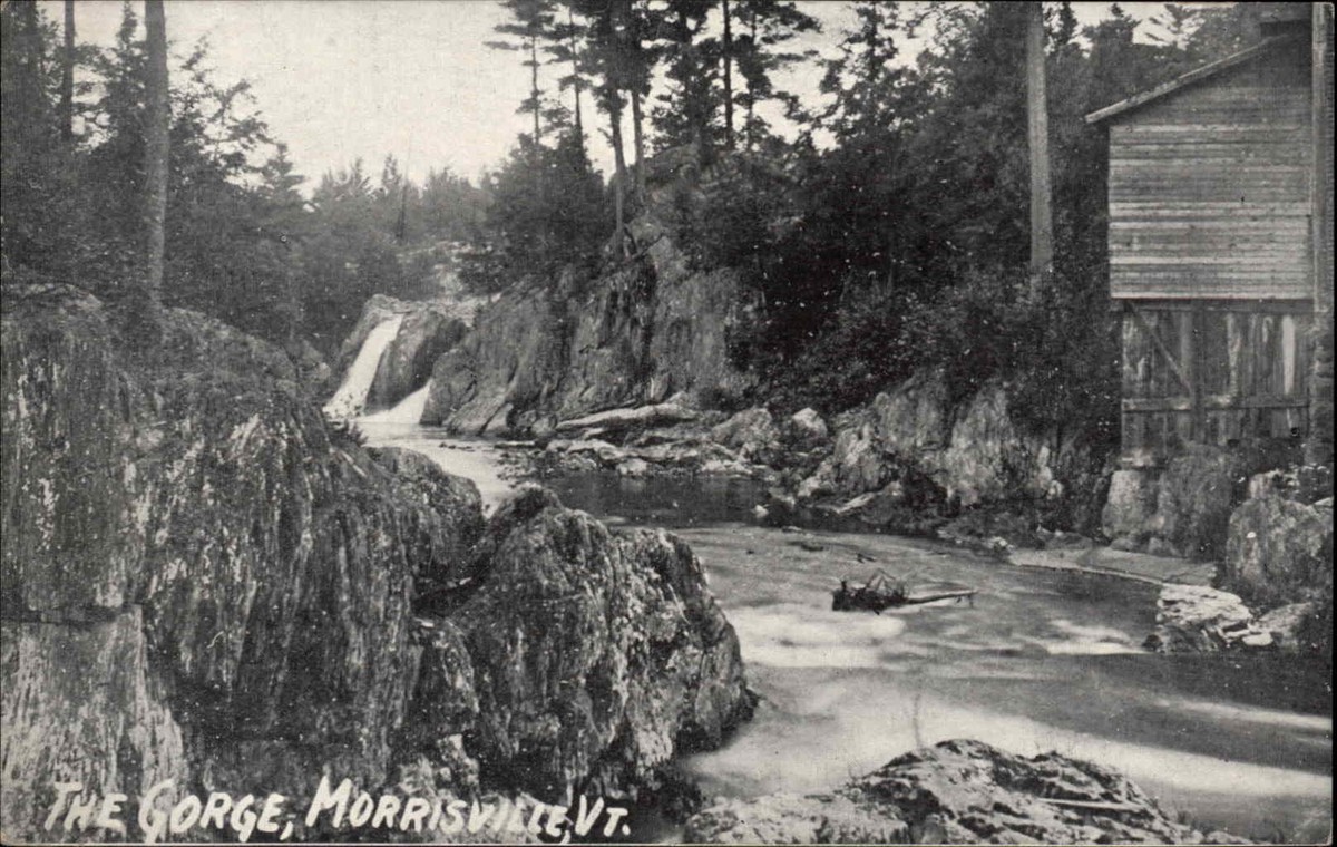 Morrisville Vermont VT The Gorge c1910 Vintage Postcard | eBay