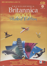 Encyclopaedia Britannica 2003 - Student Edition CD ROM