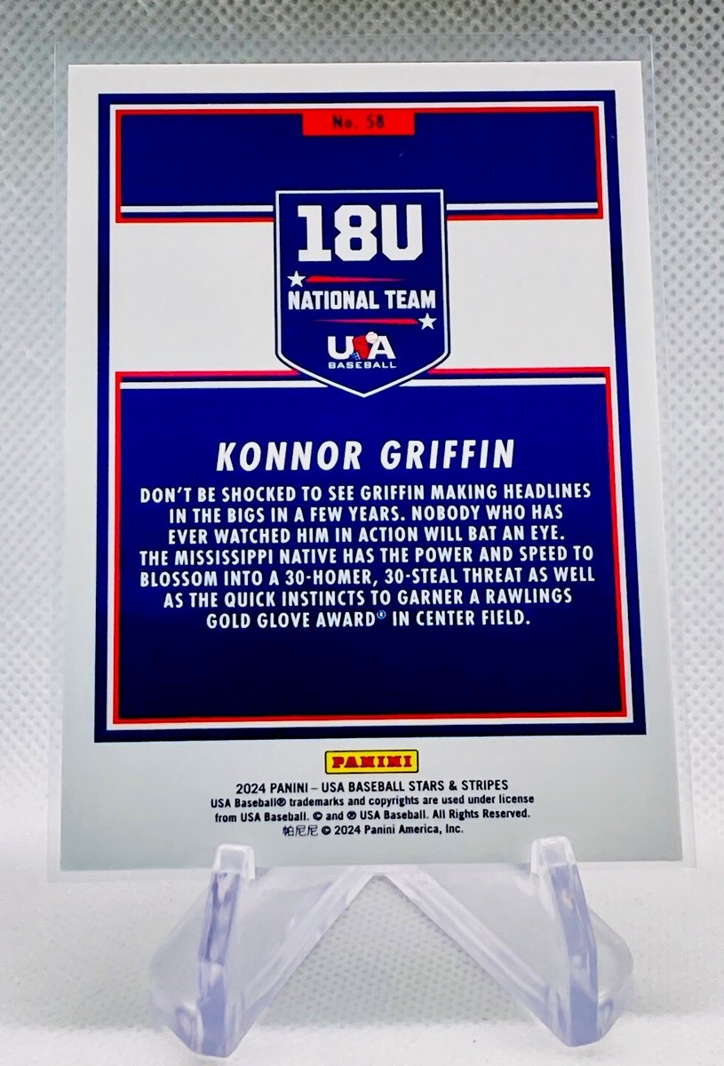 2024 Panini USA Stars & Stripes Konnor Griffin Opening Day