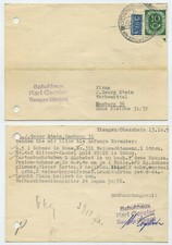 70374 - postcard Schuhhaus Karl Gerster - special postmark Tiengen 13.10.1953