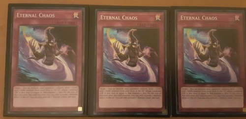 X3 YUGIOH ETERNAL CHAOS TOCH-EN010 SUPER RARE 1ST EDITION - Picture 1 of 1