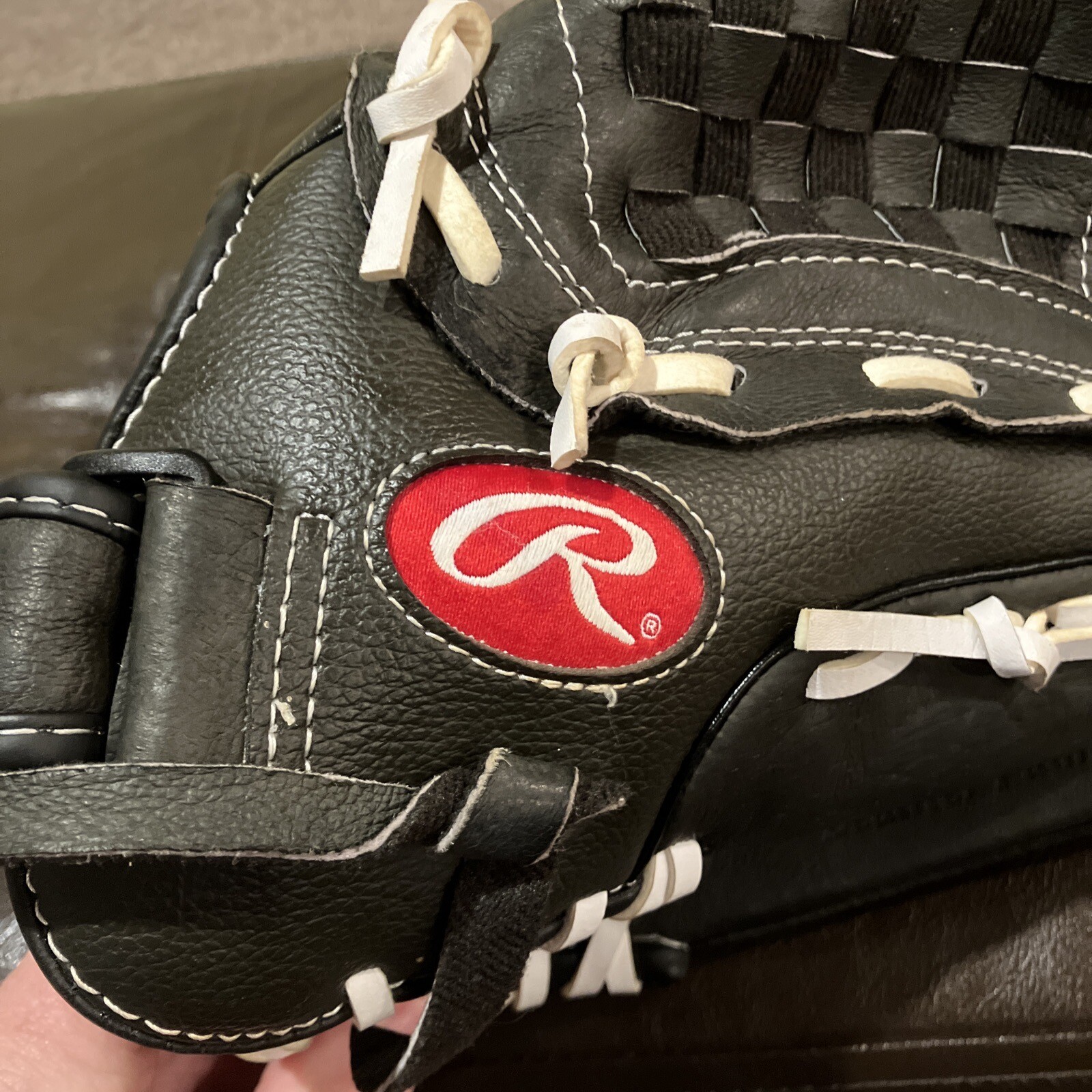 Rawlings Youth 12&rdquo; Black Baseball Glove Playmaker Series PM120DS RHT Right Hand