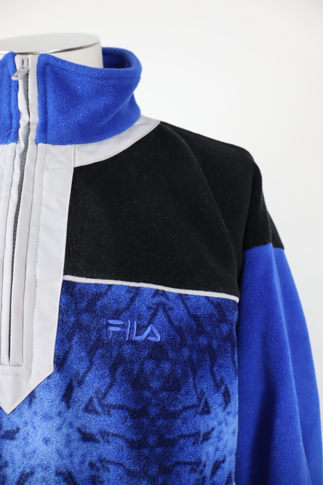 FILA SCI FELPA CON ZIP MAGLIA SPORT NEVE UOMO TG I 48 VINTAGE MAN JACKET CASUAL