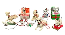 Disney 101 Dalmatians Puppy Christmas Ornament Assorted Figures Lot Of 10