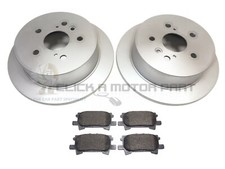 SET DISCHI E PASTIGLIE FRENO POSTERIORI NUOVI PER LEXUS RX300 RX350 RX 350 300 3.0 3.5