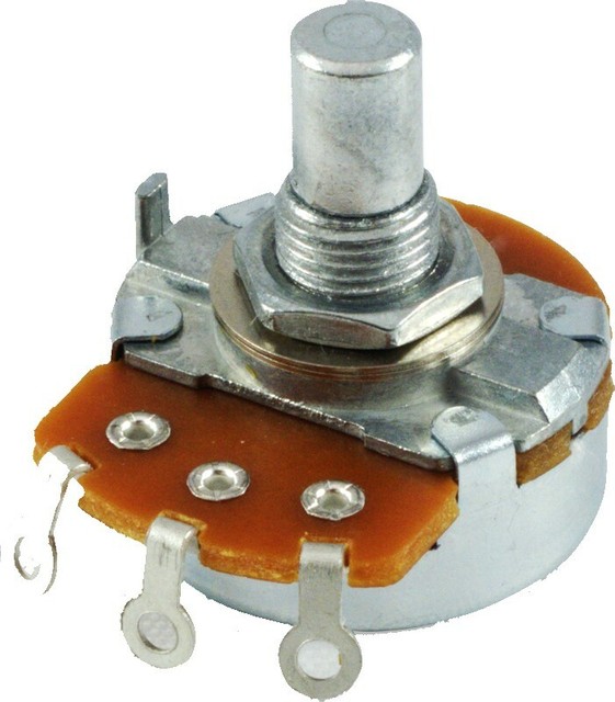 RVA50KA (1) Alpha 50k Audio Solid Shaft Full Size Potentiometer Pot