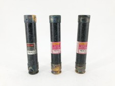 Lot of 3 Fusetron FRS-R-50 Time Delay Fuses 50A 600V Class RK5