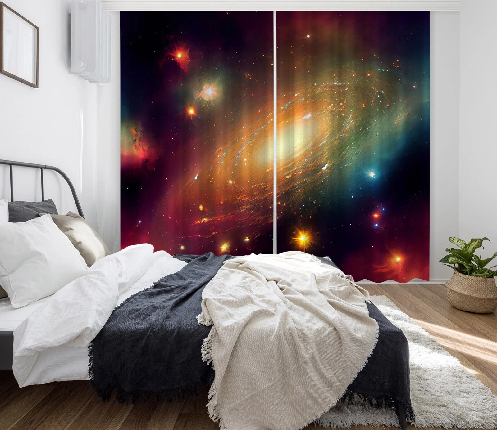 3D Dream Universe ZHUC353 Photo Curtain Window Blockout Fabric Vera 2023