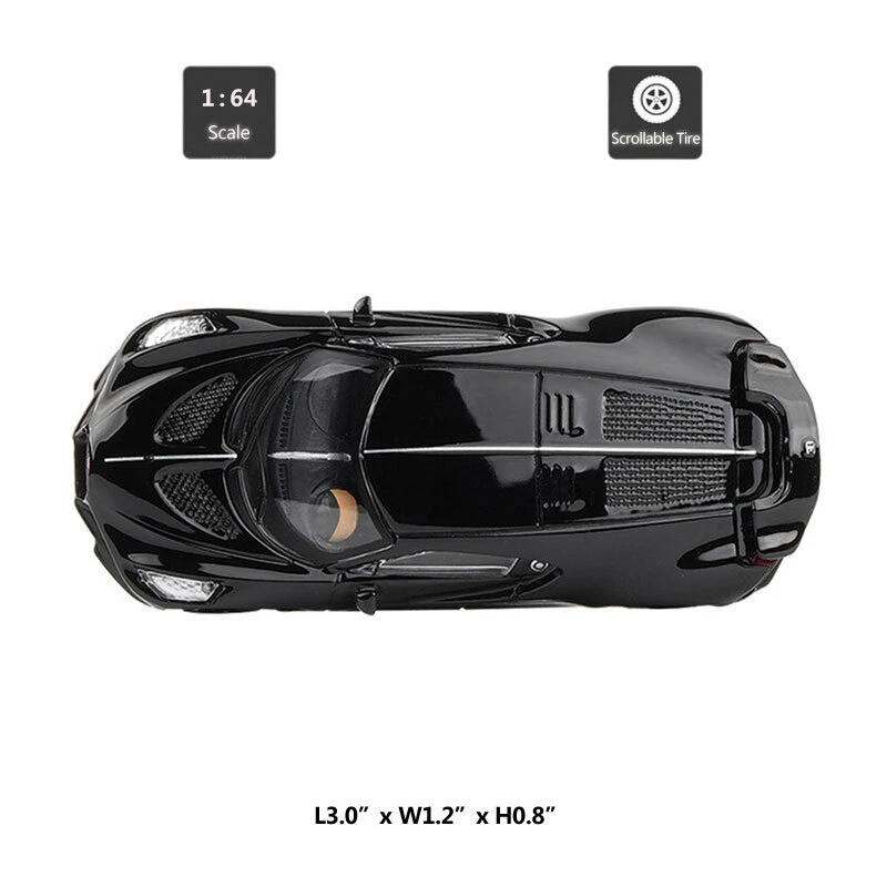 1/64 Scale La Voiture Noire Model Car Diecast Toy Cars Boys Toys for Kids Gifts - Image 2 of 4