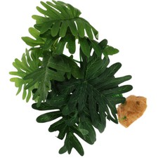 Fake Plants for Aquariums and Tortoise Boxes Lifelike Reptile Habitat Décor