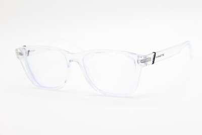 NEW ARNETTE AN 7229 2755 TRANSPARENT BLACK AUTHENTIC EYEGLASSES 55-17