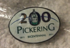 Pickering Ontario Canada Bicentennial 2011 Lapel Pin Pinback Button