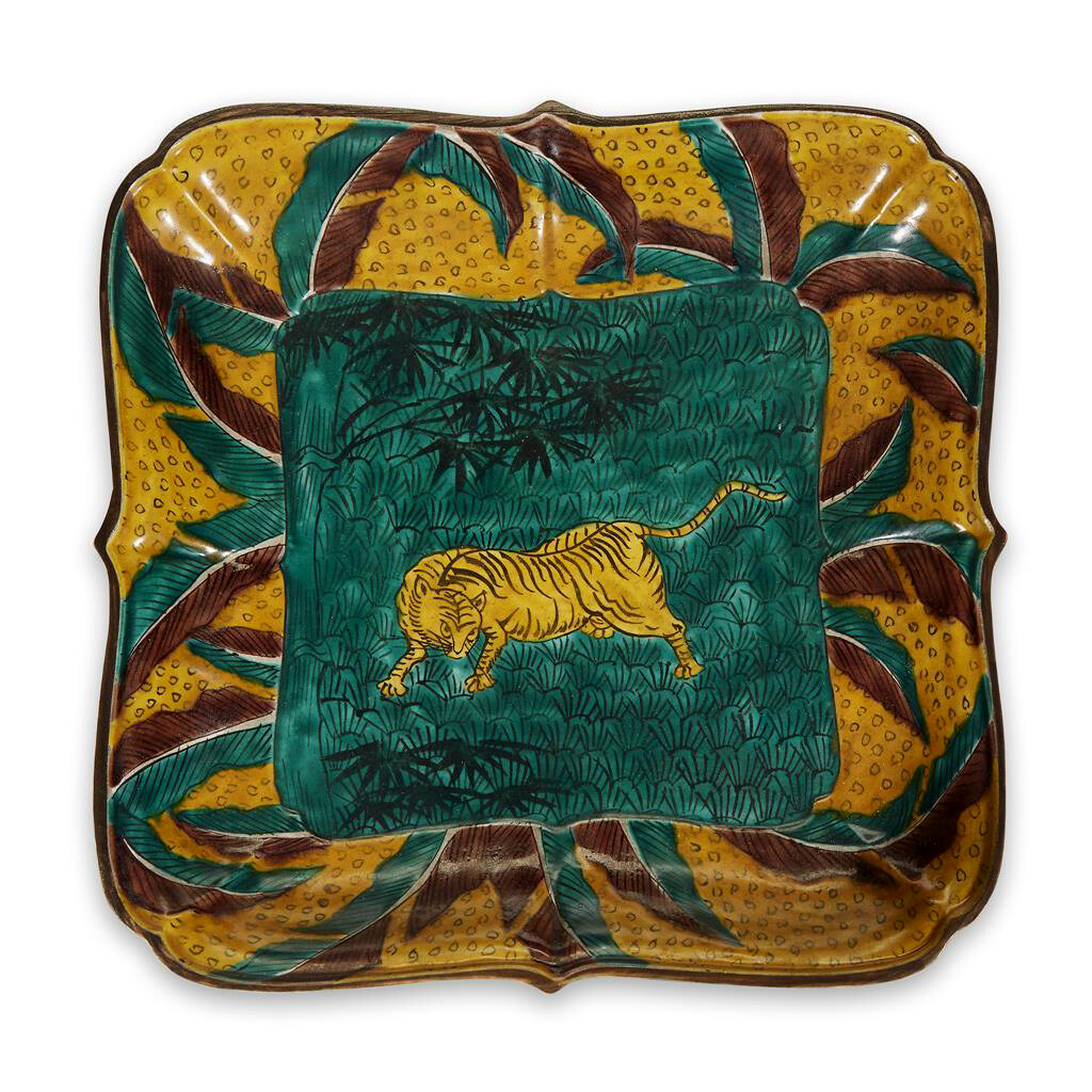 中国美術　青銅　カニ透かし　863g トヒチ　東さ7-0713☆2F Japanese Yoshidaya Saiko Kutani Ceramic Plate | eBay