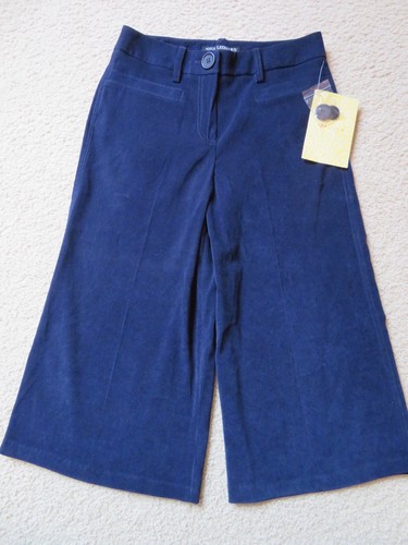 Nuovo Donna Nina Leonard Qvc Stile Blu Navy Capri Corto Abito Pantaloni  Misura 6 | eBay