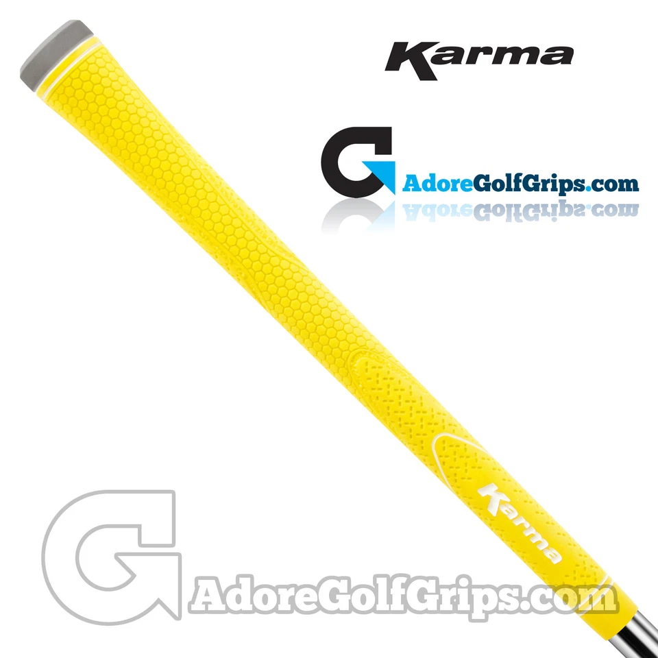 Karma Neion II - Standardgröße - Golfgriffe - gelb x 1