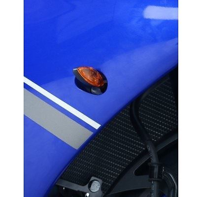 R&G Front Indicator Adapter Kit Black (Pair) Yamaha XSR900 2016 - 2021