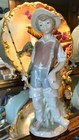 LLADRO FISHERMAN WITH POLE BOY FISHING  NUMBER 4809 EXCELLENT GORGEOUS WITH BOX