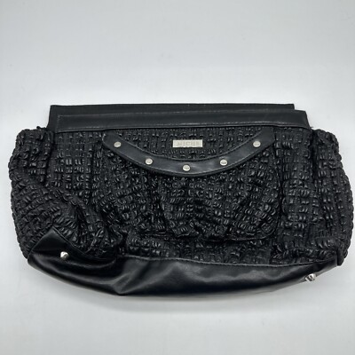 Handbag Miche Bag Clutch Black Rouched Classic