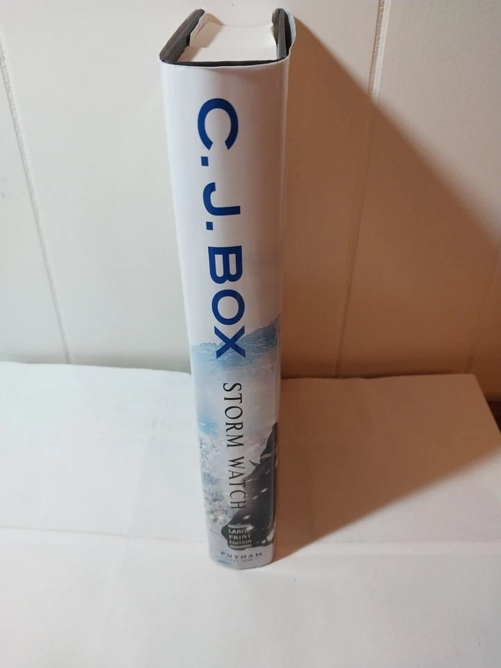 C J Box Storm Watch Joe Pickett Series Hardcover Large Print Book - Image 3 of 4