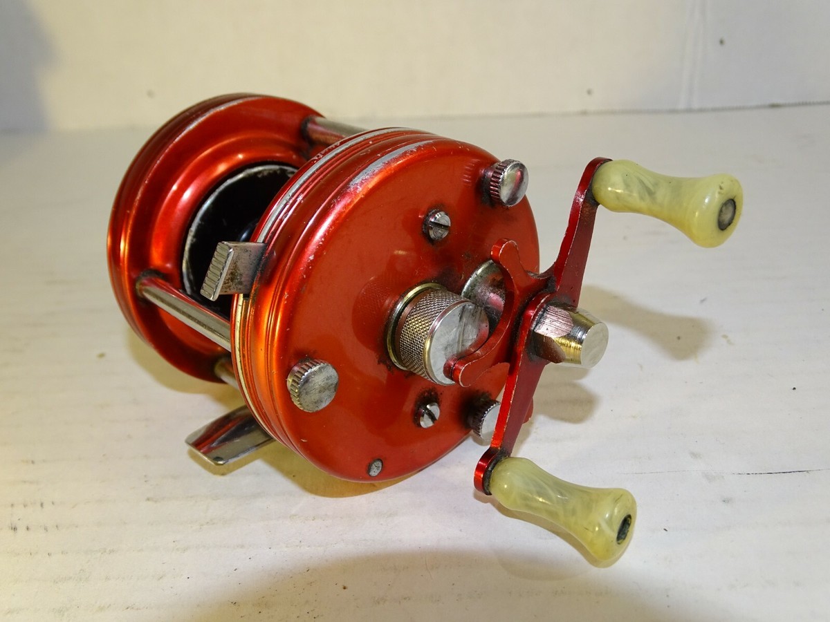 Vintage Abu Ambassadeur 5000 Red Fishing Reel with case | eBay