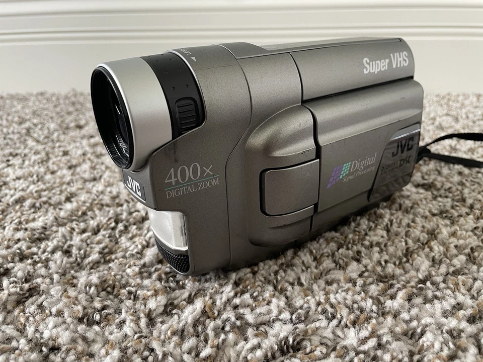 VINTAGE JVC SUPER VHS SVHS CAMCORDER CAMERA GR-SXM920 NICE FOR TRANSFER UNTESTED - Image 3 of 4