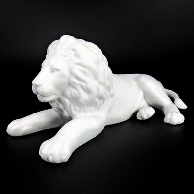 Rosenthal Porzellan Figur LÖWE liegend Studio-Haus Biskuitporzellan ca. 17cm