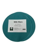 Milk Filter Discs For Straining 6.5" 100 Per Pack