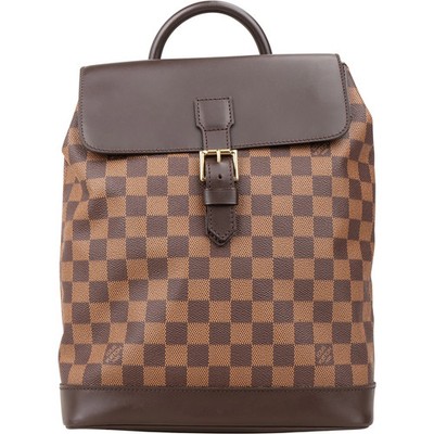 Louis Vuitton Monogram Damier Ebene Canvas Soho Centenaire Backpack Rucksack