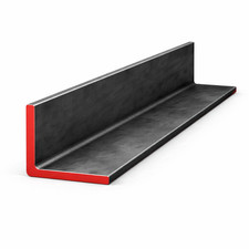 Ferro da stiro angolare - 2" x 2" x 1/4" (0,250") - lunghezza a scelta