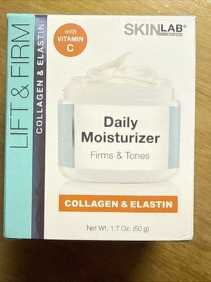 SkinLab Lift & Firm Collagen & Elastin Daily Moisturizer 1.7 Oz Wrinkles Tones