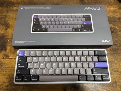 Nuphy AIR60 HE 60% Layout Magnetschalter Mechanische Tastatur JP Gebraucht