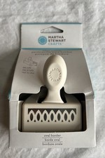 Martha Stewart Crafts Oval Border Edge Punch - 42-40108 - New