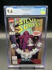Silver Surfer #40 (Marvel Comics August 1990) CGC Graded 9.6 NM+ White Pages